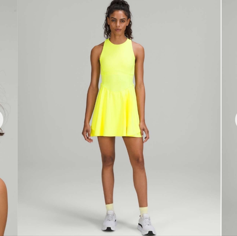 lululemon athletica Neon Yellow Mini Dress